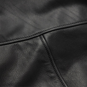 Chaqueta de Cuero Suelta de Diseño Nuevo, Chaqueta Universitaria de Lana con Parches de Tela, Chaqueta Bomber de Béisbol para Hombre - Product Image 3