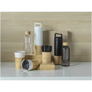 Bolsa de transporte sostenible de bambú para botellas de agua caliente, ecológica, termo. - Product Image 3