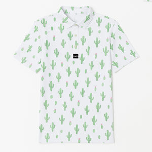 เสื้อโปโลพิมพ์ลายตามสั่ง บริการขายส่ง OEM ปี 2026 ออกแบบเสื้อโปโลพิมพ์ลายด้วยเทคนิค Sublimation บนผ้าโพลีเอสเตอร์ แขนสั้น สำหรับผู้ชาย เล่นกอล์ฟ - Product Image 4