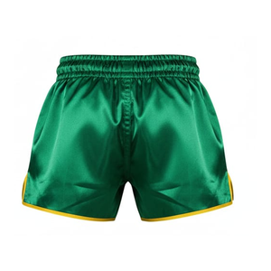 Pantalones Cortos de Muay Thai con Estampado Personalizado, Satén Elástico, Unisex, para Adultos, Pantalones de Entrenamiento de Boxeo con Logotipo en la Espalda para MMA, Kickboxing, Gimnasio - Product Image 2