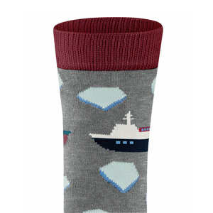 Chaussettes pour hommes en coton de haute qualité, faible MOQ, 100% coton, avec logo personnalisé, design personnalisé, chaussettes de sport - Product Image 6