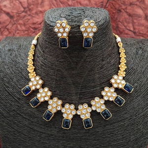 Rajwadi polonais beau Kemp Design fête porter belle Designer porter fantaisie Style Kemp bijoux accessoires collier court ensemble - Product Image 1