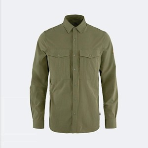 เสื้อเชิ้ตผ้าสักหลาดสำหรับผู้ชาย, แฟชั่นกลางแจ้งเสื้อลายตารางแบบมีกระดุมสำหรับชายและหญิง - Product Image 3