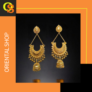 Super Sell 2025 <b>Earrings</b> Set with 22CT Gold Plated Jhumka Style <b>Earrings</b> Jewelry for Women Wear by Indian Exporters - Product Image 3