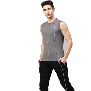 Camiseta Deportiva Personalizada de Alta Calidad para Hombre, Camiseta sin Mangas de Algodón para Gimnasio, Chaleco Deportivo de Poliéster, Camiseta Deportiva para Entrenamiento de Verano - Product Image 2