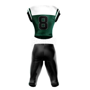 Uniforme de fútbol americano personalizable al por mayor, perfecto para equipos, clubes y escuelas, disponible en varios tamaños y colores - Product Image 2