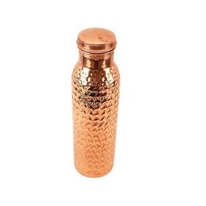 Top Crafted Printed Copper <b>Bottle</b> Giant Hot Water <b>Bottle</b> Water <b>Bottle</b> Health Benefits Drinkware Crafted by Aaliyan Impex - Product Image 1