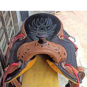 Selle de course Western Leather Barrel de la meilleure qualité, légère, durable et performante - Product Image 4