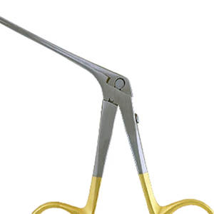 Premium Micro Ear Alligator Forceps 3,5 pulgadas Mango dorado Diseño dentado ENT Rinoplastia ENT Alligator Forceps - Product Image 5