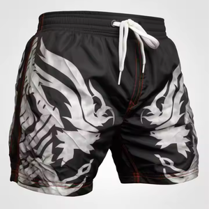 MMA Shorts for Men Comfortable <b>Elastic</b> <b>Waistband</b> Sublimated Print UFC Grappling Shorts Boxing Martial Arts Wears Stretch OEM - Product Image 1