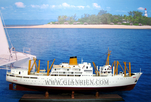 Gia Nhien Fabricant Conception personnalisée quantité minimale de commande bas MS AKAROA MODÈLE DE BATEAU EN BOIS MODÈLE DE BATEAU EN bois DE HAUTE QUALITÉ - Product Image 6