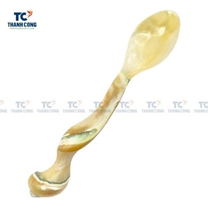 ช้อนตักเปลือกหอยธรรมชาติสำหรับเครื่องใช้ในครัวช้อนตักสลัดหอยมุก - Product Image 6