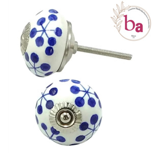 Moderne beaux boutons en céramique Nickel armoire poignée tire pour salon chambre cuisine salle de bain tiroir commode-CK 640 - Product Image 1