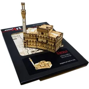 Puzzle 3D in legno WOODART Made in Italy, merchandising personalizzato - Product Image 1