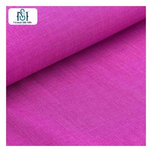 Tissage écologique teint uni 100% polyester tissu lin tissu - Product Image 3