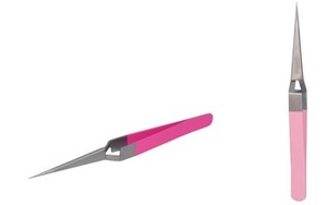 VENTE TOTALE PRIX BAS FABRIQUÉ au PAKISTAN ACIER INOXYDABLE COULEUR personnalisée ACTION CROISÉE EXTENSION DE CILS PINCEAUX - Product Image 5