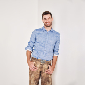 ชุดเดรสบาวาเรียของผู้ชายเสื้อโพลีเอสเตอร์แขนยาวมีสไตล์ - Product Image 2