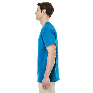 Élégant coton épais 320gsm Logo personnalisé surdimensionné hommes t-shirt hommes plaine Boxy Fit blanc t-shirts - Product Image 4
