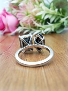 Anillo DE BODA Hip Hop de oro de 10K y 14K para hombre de lujo para GIA certificado completo VVS Baguette de diamante Natural clásico para fiestas de disfraces - Product Image 3