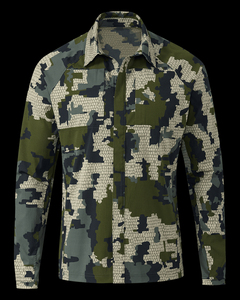 Ensemble de vêtements de chasse camouflage pour homme, veste softshell, pantalon, gilet, chemise, chapeau, gants, vêtements d'extérieur - Product Image 2