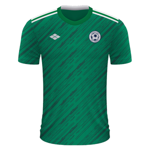 Impression par sublimation personnalisée T-shirt à col en V en polyester pour homme Maillot de football et de rugby surdimensionné avec maille Ensemble de sport personnalisable - Product Image 2