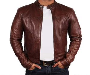 Vestes en cuir à la mode Coupe-vent résistant à l'eau - Product Image 6