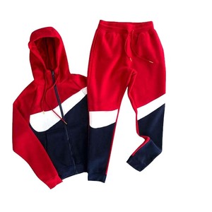 ชุดวอร์มทรงกองพิมพ์ลายพัฟของผู้ชายชุดวอร์มผ้าฝ้ายมีฮู้ดและกางเกงวอร์มระบายอากาศได้ดี - Product Image 1