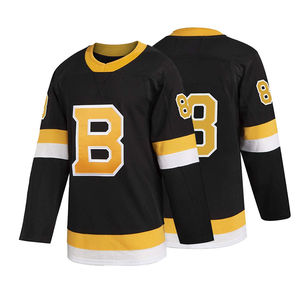 Maillot de hockey sur glace à sublimation personnalisé unisexe tissu antibactérien respirant logo personnalisé ODM OEM service couleurs personnalisées tailles - Product Image 4