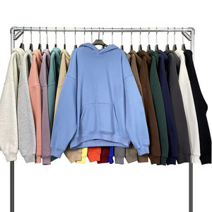 เสื้อฮู้ดดี้ผ้าคอตตอนผสม 300 กรัม ทรงปกติ สำหรับฤดูหนาว แบบสวมหัว ผ้าฟลีซ ระบายอากาศ กันลม สำหรับผู้ชายและผู้หญิง - Product Image 2