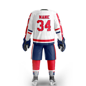 Ropa Deportiva para Hombre, Uniforme de Hockey sobre Hielo, Calidad Premium, Logotipo Personalizado, Adulto, 100% Poliéster, Colores y Tallas Personalizables - Product Image 3