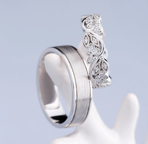 Anillo de compromiso de plata 925 con diamantes cultivados en laboratorio, ajuste cómodo, minimalista, uso diario, regalo de lujo para fiestas de mujeres - Product Image 1