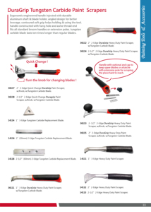 มีดปาดสีทังสเตนคาร์ไบด์2ขอบเครื่องมือทาสีแบบมืออาชีพสำหรับงานหนัก - Product Image 3