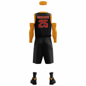 ชุดบาสเก็ตบอลพิมพ์ลาย แขนกุด ไซส์ใหญ่ ผ้าโพลีเอสเตอร์ 100% คุณภาพสูง ระบายอากาศได้ดี ยืดหยุ่น สำหรับทีมสโมสร ขายส่ง - Product Image 3