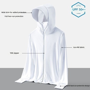 Nouvelle Veste de Protection Solaire en Soie Glacée pour l'Extérieur Modèle 2026 - <span class=keywords><strong>Manteau</strong></span> Léger et Respirant Anti-UV pour Hommes et Femmes - Product Image 6