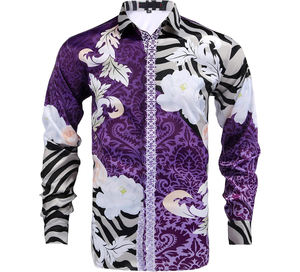 Camisa de sublimación de último diseño, camisas de hombre de talla grande de alta calidad, 100% algodón, cómoda, gran oferta, camisa de sublimación de tendencia superior - Product Image 1