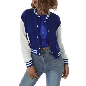 Chaqueta Varsity Personalizada para Mujer 2026, Chaqueta de Béisbol de Lana con Mangas Transpirables, Venta al Por Mayor - Product Image 2