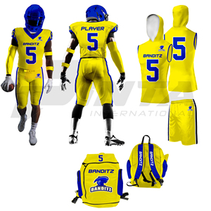 Vente en gros de maillots et pantalons de football américain personnalisés pour uniforme de vêtements de sport d'équipe - Product Image 1