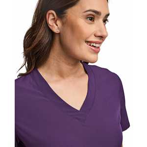 ชุดแพทย์สำหรับผู้หญิงดีไซน์ใหม่ผ้าโพลีเอสเตอร์เนื้อนุ่มโลโก้ตามสั่ง - Product Image 4