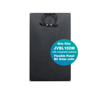 Panneau solaire flexible à couche super mince de 100W 200W de l'utilisation à la maison de balcon de ROHS cellules solaires de C.-B. modules solaires flexibles monocristallins