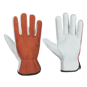 ถุงมือขับรถหนังวัวลายหนังแยกและทนทานต่อการฉีกขาดใส่ในงานอุตสาหกรรม - Product Image 5
