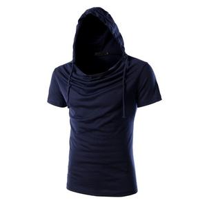 OEM Factory Price Custom Logo Mens Short Sleeve <b>T</b> <b>Shirt</b> <b>With</b> <b>Hoodie</b> High Quality <b>T</b> <b>Shirt</b> <b>Hoodie</b> - Product Image 1