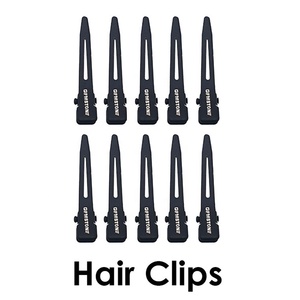 Pinces à cheveux professionnelles en acier pour extensions capillaires de salon, pinces de coiffage antidérapantes par GEMSTONE ENTERPRISES - Product Image 3
