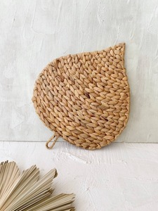 Napperon tissé en feuille de jacinthe d'eau Produits écologiques Fabriqué au Vietnam Décoration de table Napperon tissé Vente en gros - Product Image 3