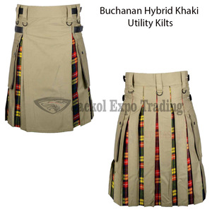 Gilet utilitaire hybride moderne fait main écossais pour hommes avec plaque Buchanan Tartan Basson Design Taille personnalisée 30-56 - Product Image 6