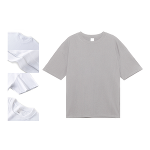 Camiseta de alta calidad con hombros caídos de 250g, Camiseta de algodón para hombre, Camiseta cómoda y transpirable con logotipo personalizado para hombre - Product Image 3