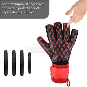 Fabricant professionnel Gants de gardien de but de football Gants de gardien de but de football en cuir PU de haute qualité - Product Image 6