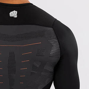 Camisa de compresión sublimada Rashguard para hombre técnica de manga completa Jiu Jitsu BJJ MMA Spandex logotipo personalizado ropa deportiva al por mayor - Product Image 4