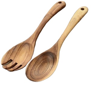 Cuillère de service en bois de la meilleure qualité accessoires de cuisine écologiques cuillère à mélanger de haute qualité - Product Image 1
