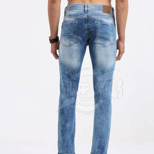 Custom Logo <b>Jeans</b> Pant Best Quality Solid Color <b>Jeans</b> Pants New Fashion OEM Custom <b>Jeans</b> Pants - Product Image 4