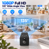 Mini caméra numérique Wi-Fi IP infrarouge 3-en-1 compacte pour le corps et la pièce, avec carte mémoire et SDK Tuya